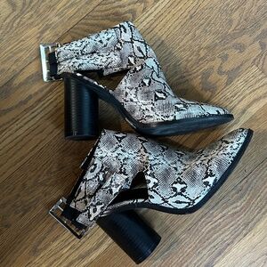 Snakeskin Heels